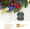 Lighted Outdoor Christmas Wreath with 40 LED Lights Timer Pine Cones (Colorful Lights)